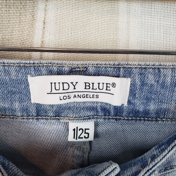 Judy Blue Star Embroidered‎ Skinny Jeans Blue Size 25 - Picture 4 of 10
